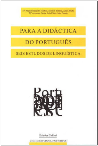 Para a Didáctica do Português - Seis estudos de linguística